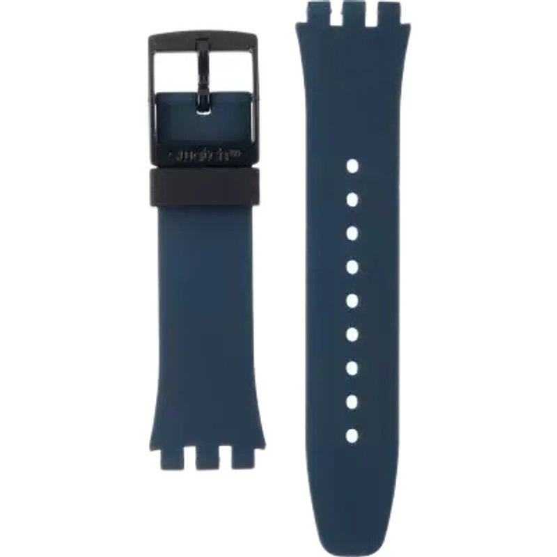 Swatch Pulseira Silicone Azul ASUSB417