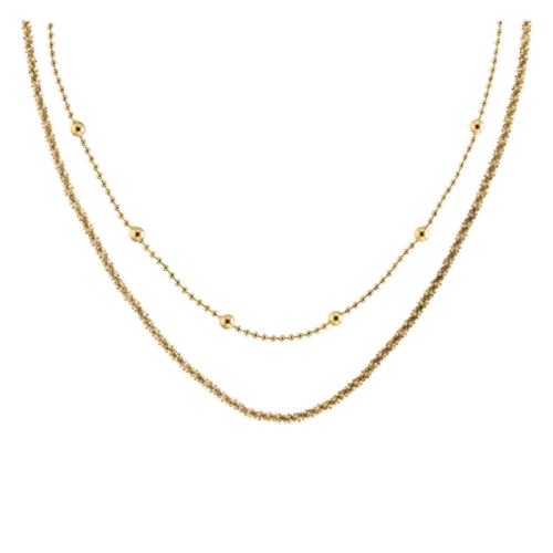 Imagem Colar Duplo Dourado