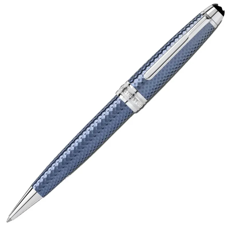 Montblanc Ballpoint Pen Midsize Meisterstück Glacier Solitaire 129409