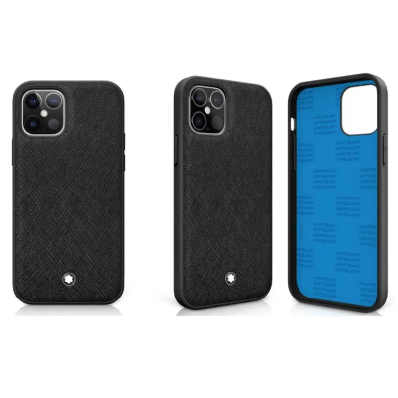Montblanc Hard Phone Case iPhone 12 & 12 Pro Black 128650