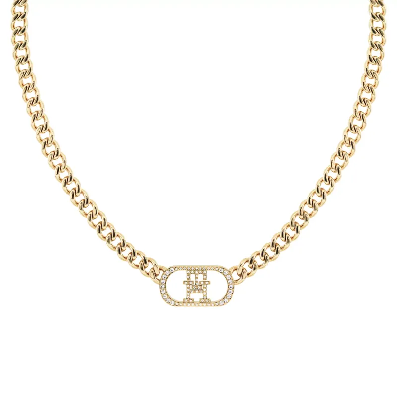 Tommy Hilfiger Colar Malha Dourado 2780894