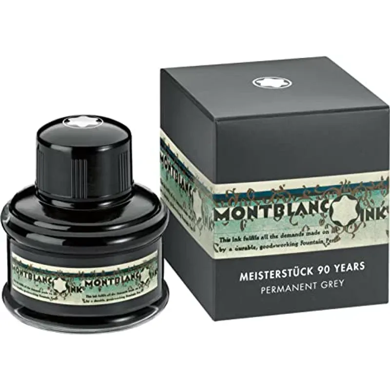 Montblanc Ink Bottle Mst 90Yrs Grey 35Ml 111408