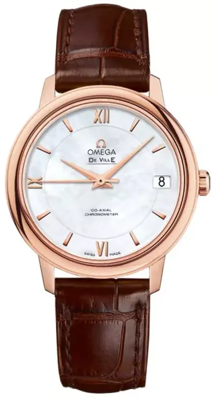 Omega Omega De Ville Prestige Ouro Rosa 42453332005001