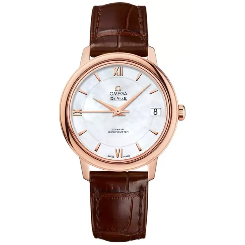 Omega Omega De Ville Prestige Ouro Rosa 42453332005001