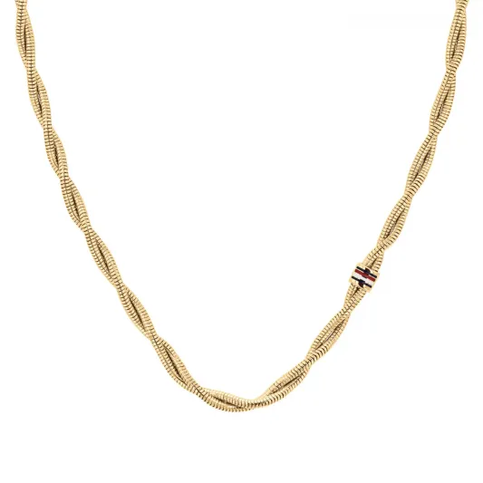 Tommy Hilfiger Colar Braided Metal Dourado                                  2780685