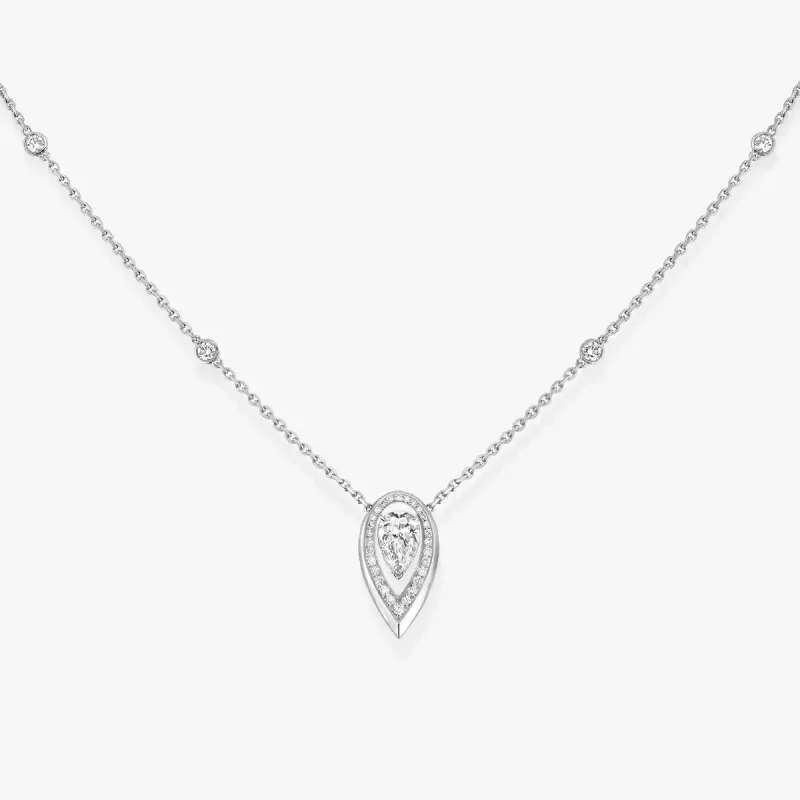 Messika Colar de Diamantes em Ouro Branco FI.13239.WG