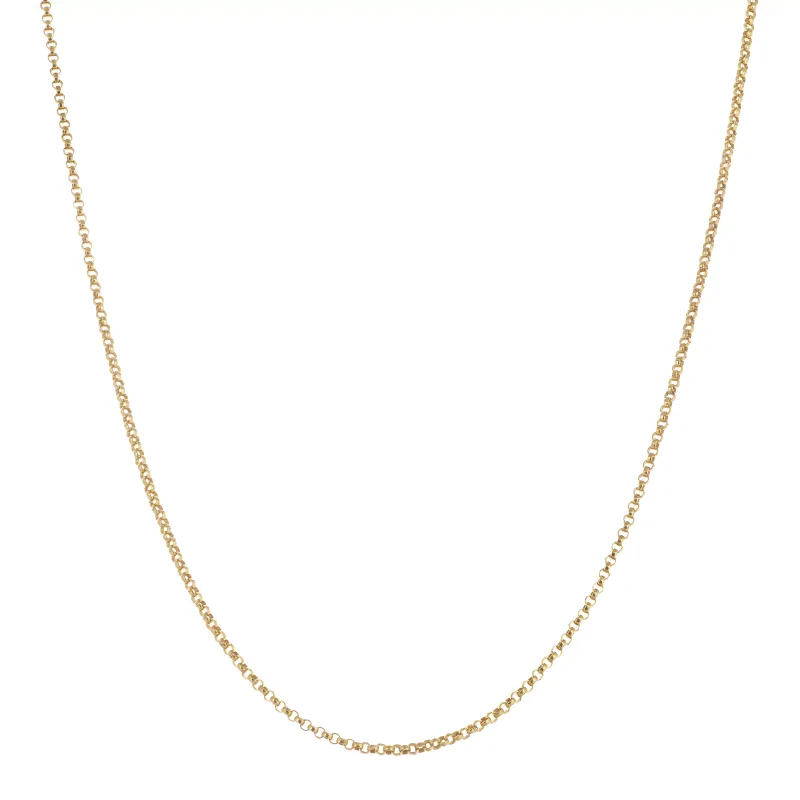 Marcolino Yellow Gold Necklace Mesh Back O800VOL999