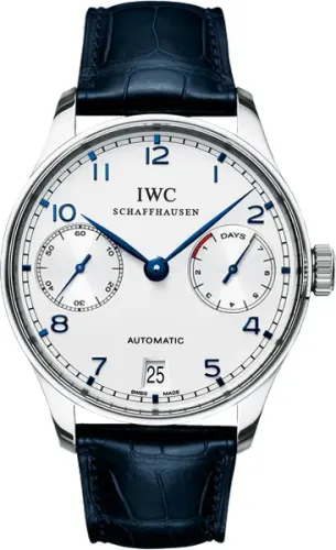 Imagem IWC PORTUGUESA 7 DIAS  A/P MOST.CINZA PONTEIROS AZUL