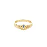Yellow Gold Ring with Sapphire 300358
