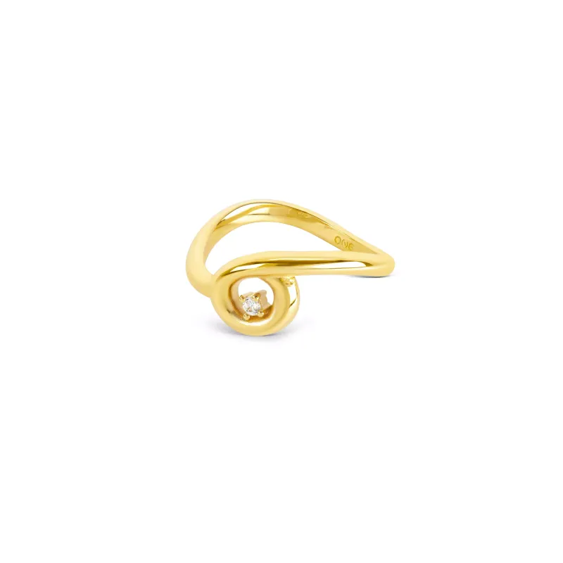 One Anel InfinityTwisted Gold OJIFR03G-8