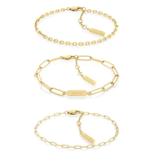Calvin Klein Gift Set Pulseiras em Dourado                                35000435
