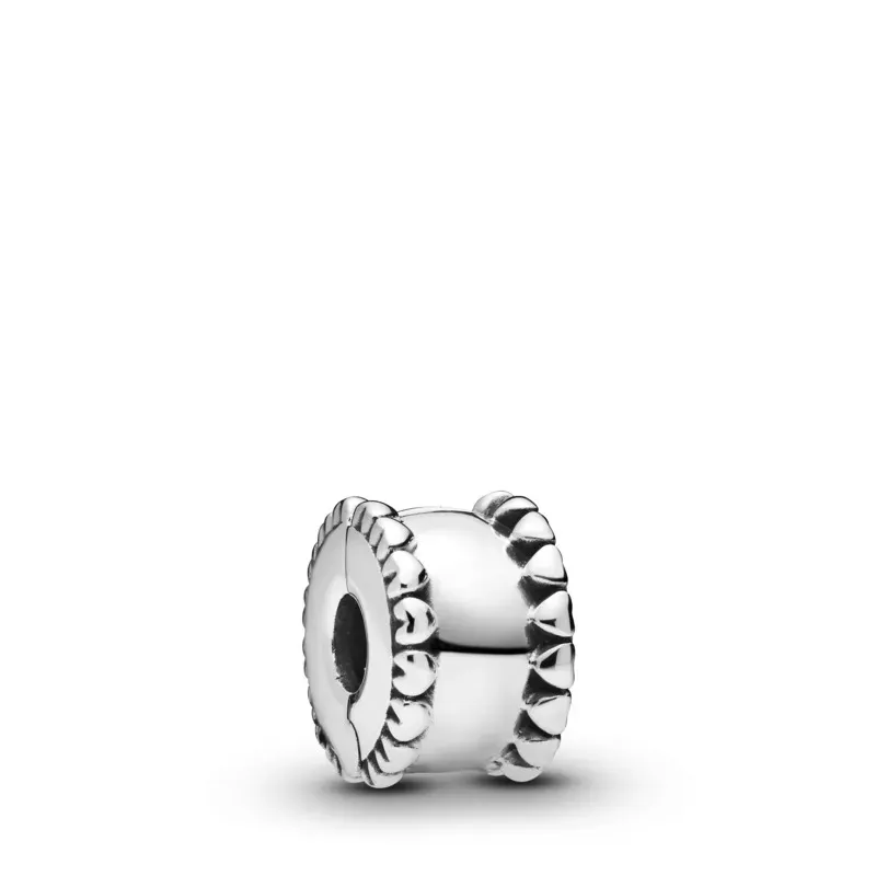 Pandora Clip Ag Beaded Heart 3,2G 798560C00