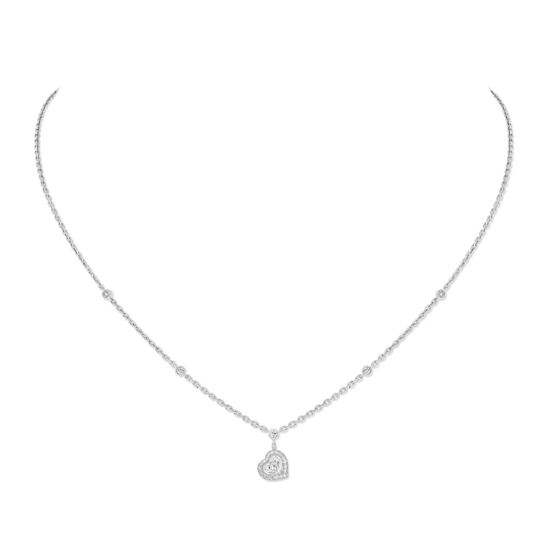 Messika White gold Necklace with diamonds Joy MEK.10.FI.11437.WG