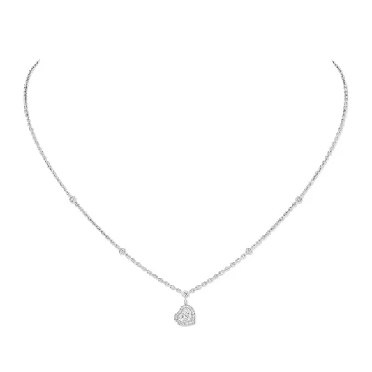 Messika White gold Necklace with diamonds Joy MEK.10.FI.11437.WG