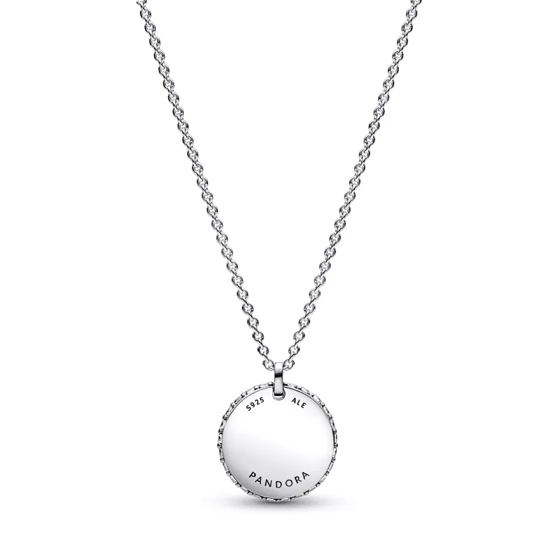 Pandora Colar Pendente Redondo Pavé Pandora Timeless 392632C01-45
