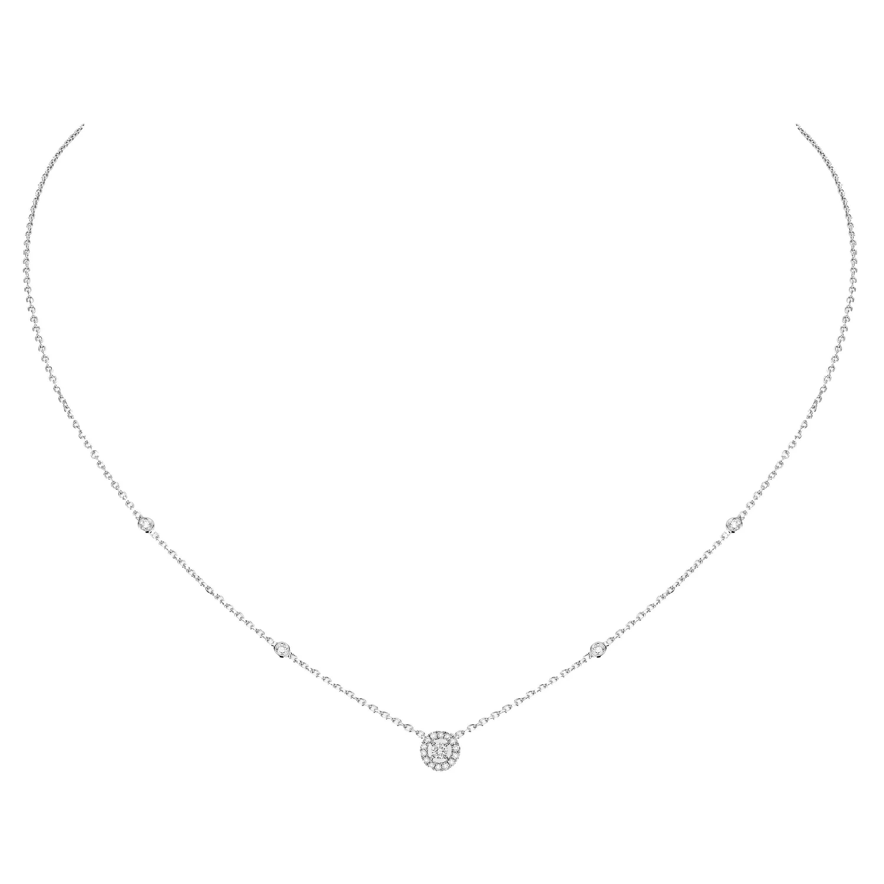 Fio Joy Ouro Branco com Diamantes