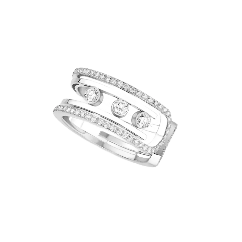 Messika Anel de Diamante em Ouro Branco AN.11955.WG.53