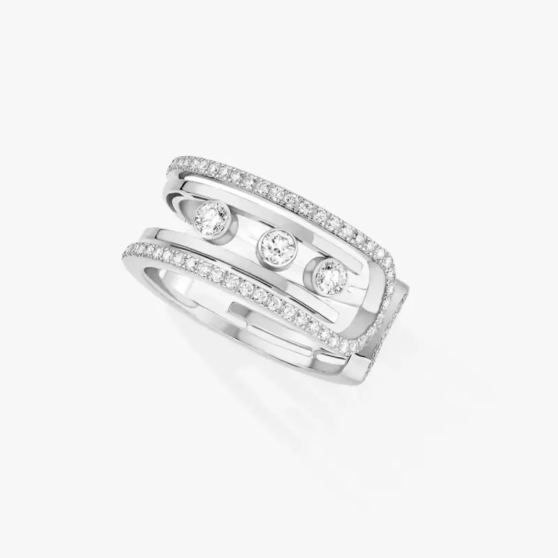 Messika Anel de Diamante em Ouro Branco AN.11955.WG.53