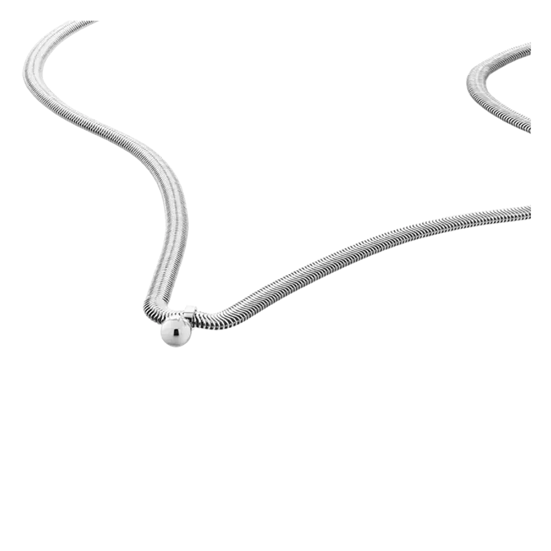 Calvin Klein Colar Layered Prateado 35000960