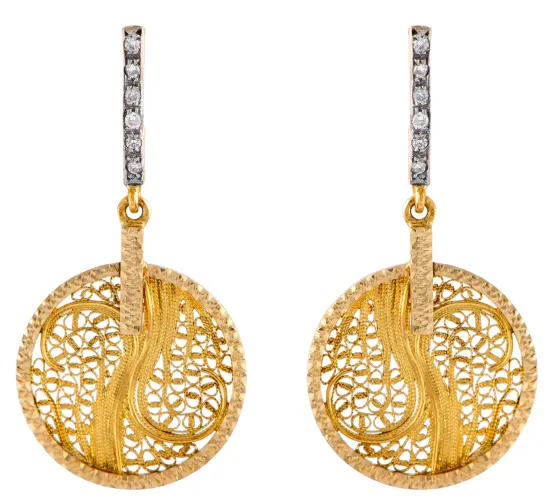 Brinco Ouro Amarelo