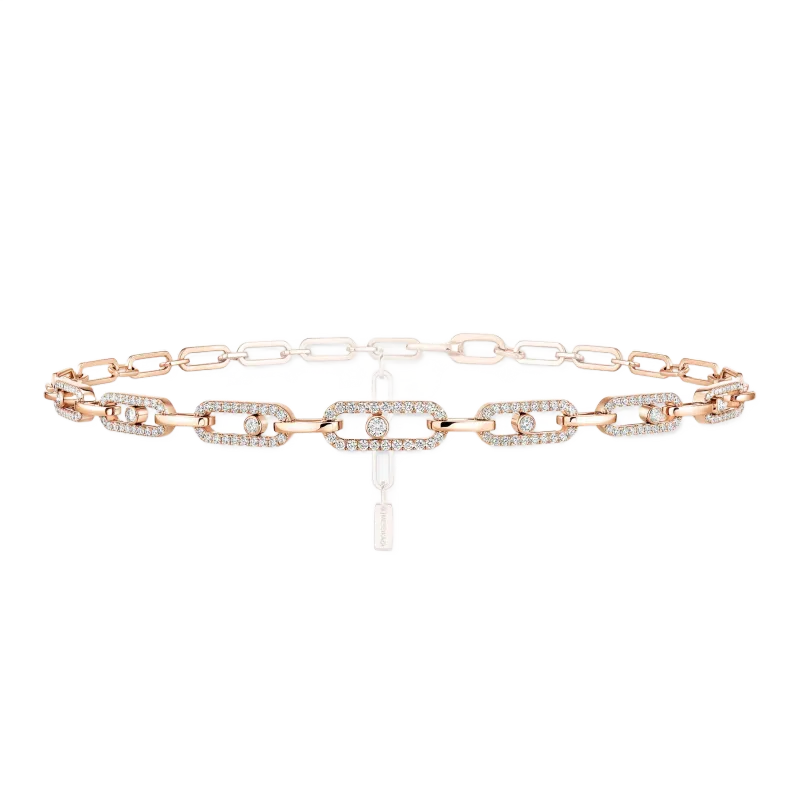 Messika Colar Messika Move Link 12010-PG