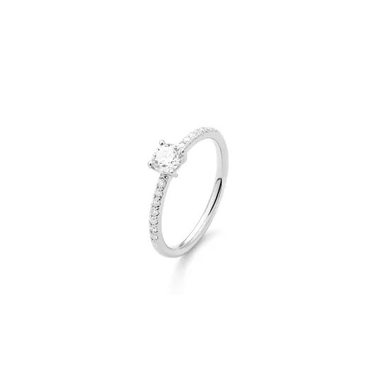 Marcolino White Gold Ring with Diamonds FA6085-14