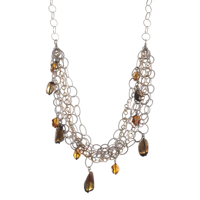 Marcolino Colar K Blue Prata B.06.058