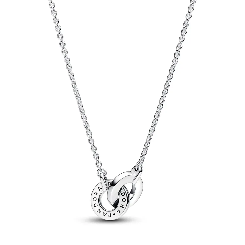 Pandora Logo intertwined circle sterling silver collier 392736C01-45