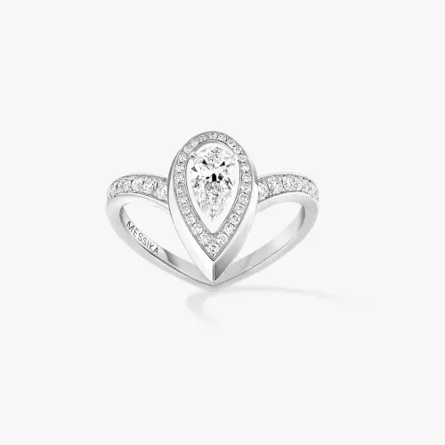 Imagem Anel de Diamante em Ouro Branco