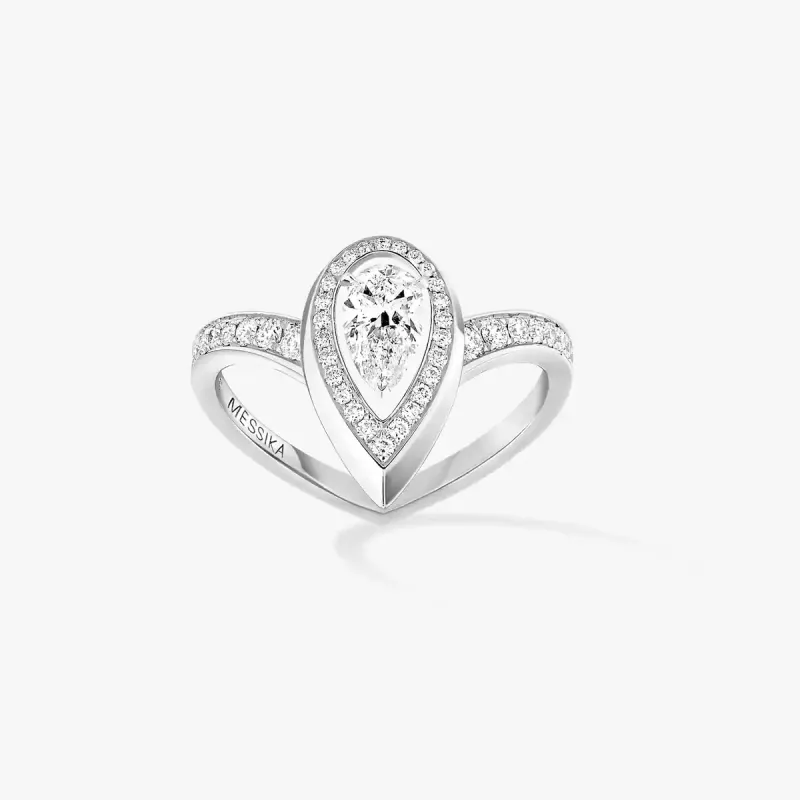 Messika Anel de Diamante em Ouro Branco AN.12331.WG.54