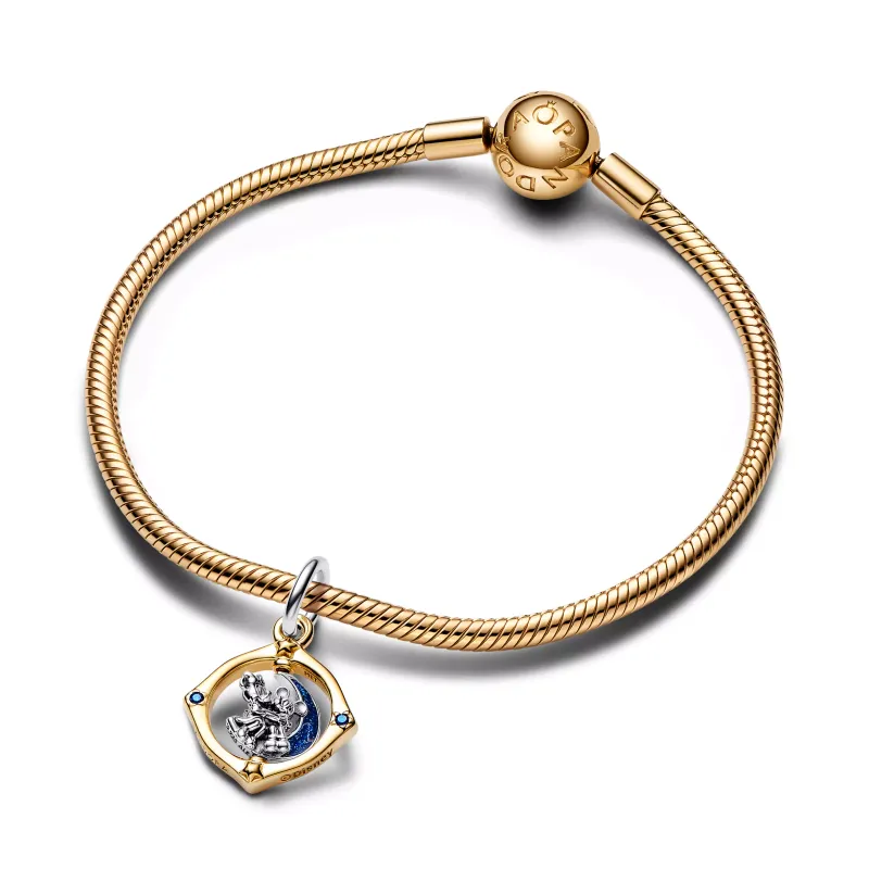 Pandora Disney Mickey and Minnie sterling silver and 14k gold-plated 762955C01
