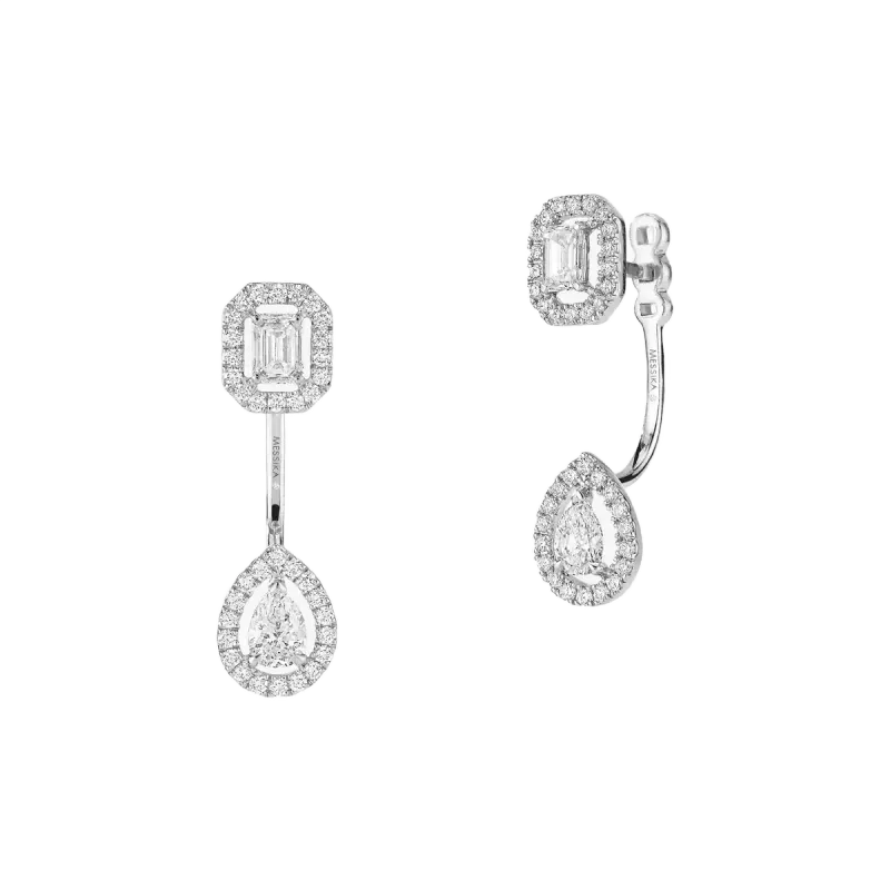 Messika White gold diamond earrings BR.06504.WG