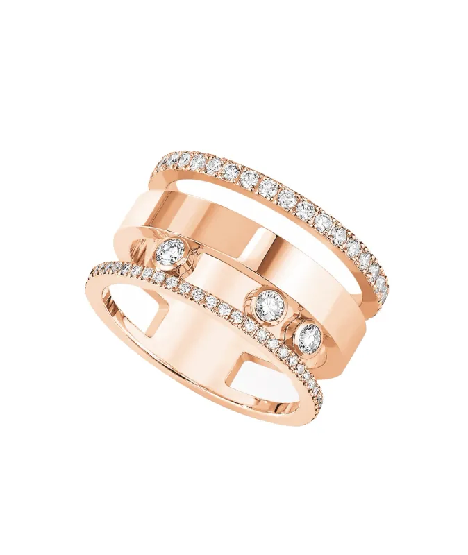 Messika Anel Move Romane ouro rosa com diamantes MEK.01.AN.6659.PG.