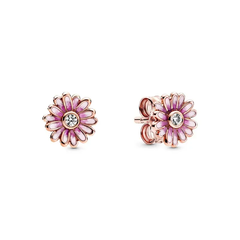 Pandora Brincos Espigão Margarida Rosa 288773C01