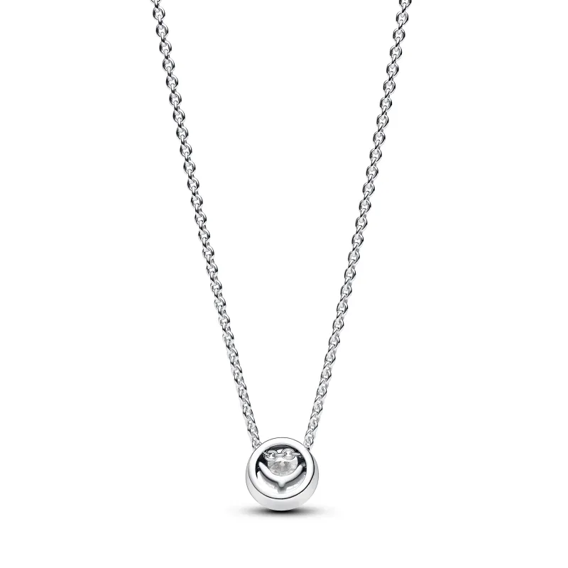 Pandora Sterling silver collier with clear cubic zirconia 391174C01-45