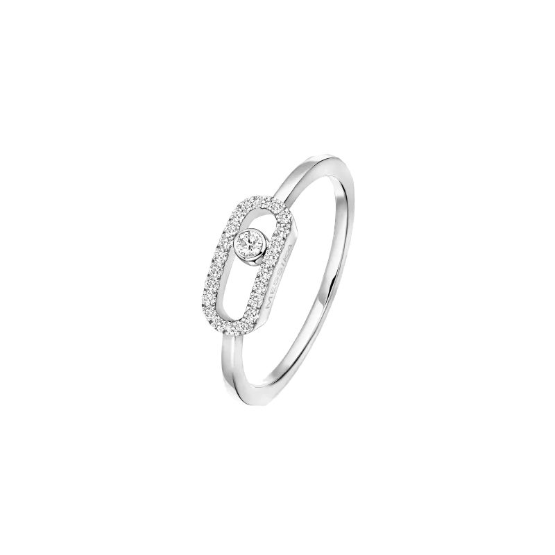 Messika White Gold Move Uno Diamond Ring AN.04705.WG.53