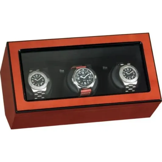 Boxy Red Rhythmic Box 3 Clocks 038040