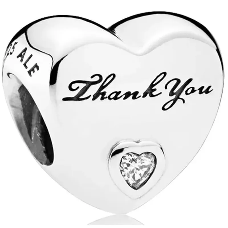 Pandora CONTA AG C/ZIRC THANK YOU 3,9g 792096CZ