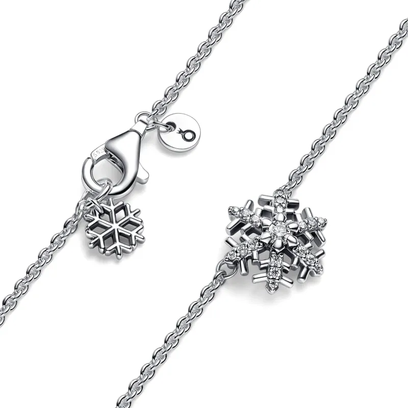 Pandora Colar com Pendente Sparkling Snowflake 392371C01-45