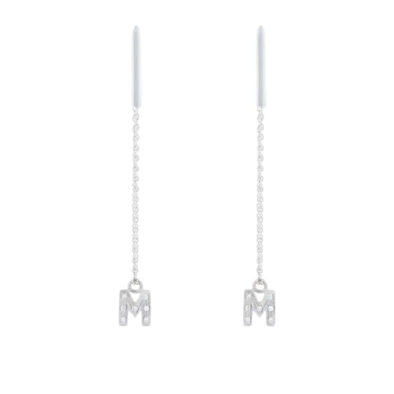 Marcolino White Gold Earings Flavio E5384