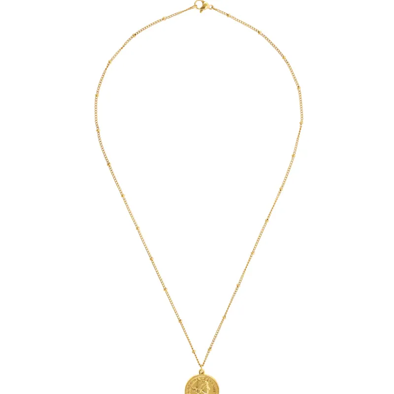 One Colar Neckmess Royalty Gold OJNN54G