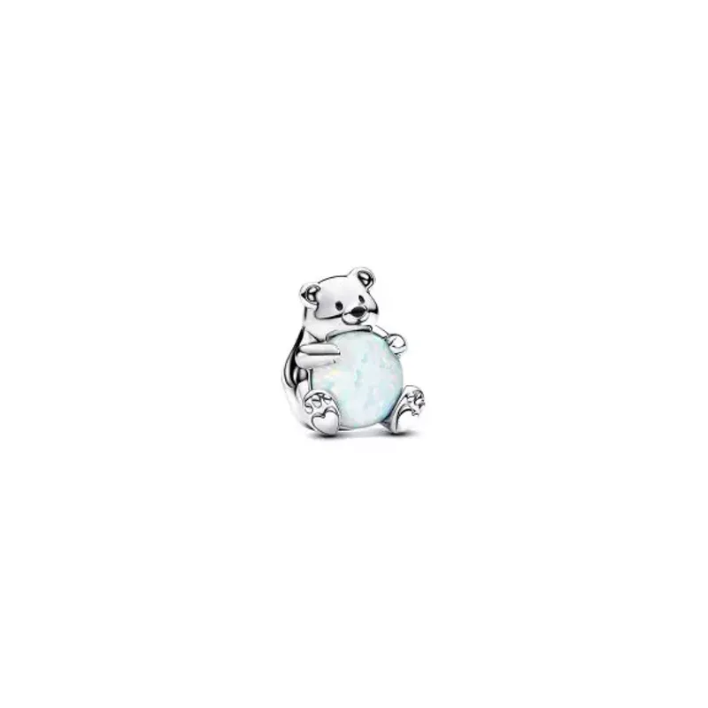 Pandora Conta Urso Polar 793589C01