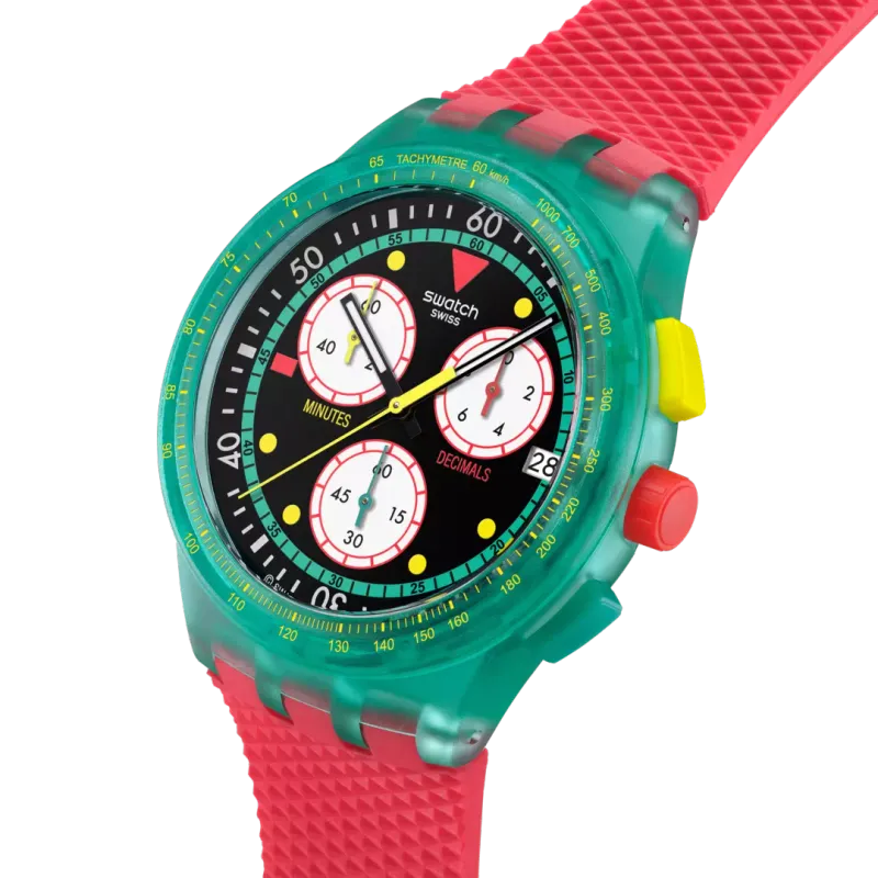 Swatch FW25 - SWATCH NEON EMERALD CHRONO SUSG409