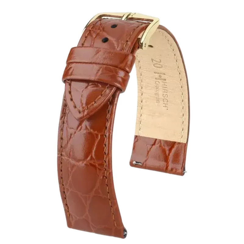 Hirsch Bracelet Camelgrain L Brown 12322870-2-18