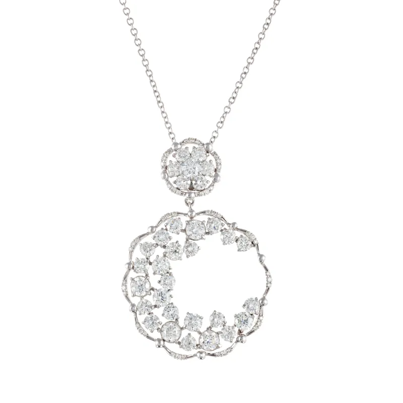 Marcolino White Gold Necklace with Diamonds CO2908