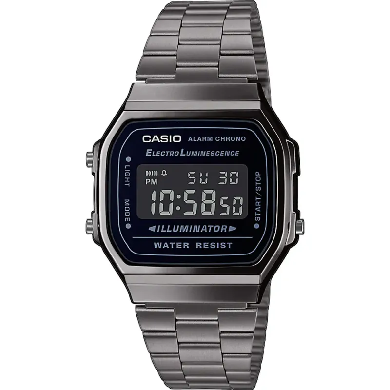 Casio Vintage A168 Grey metallic A168WEGG-1BEF