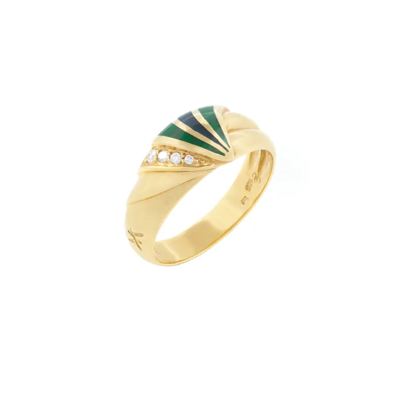 Marcolino Yellow Gold Ring 301190