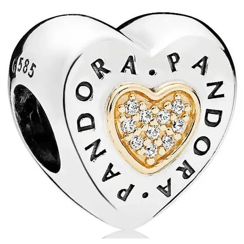 Pandora Cnt Ag+Au C/Zirc Signat Hrt 3G 796233CZ