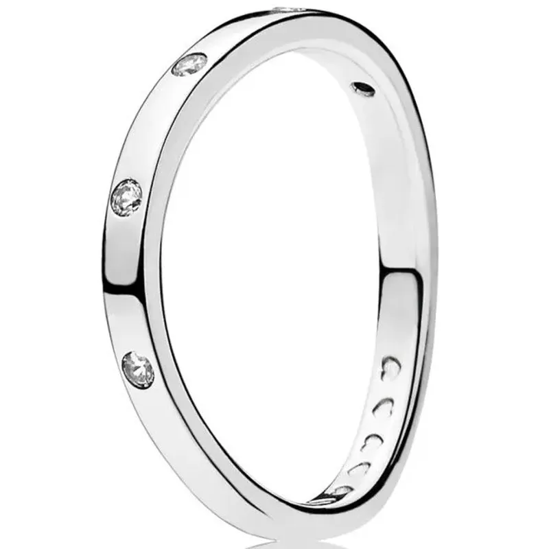 Pandora Anel Ag C/Zrc Swirl Dropl 2,2G 197113CZ-56