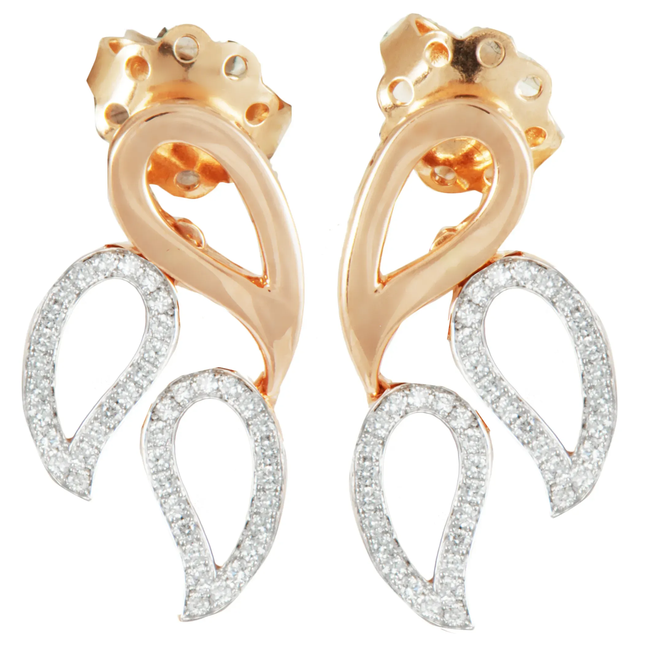 Brincos com Diamantes